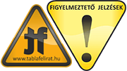 G74 Kft - Figyelmeztető jelzések